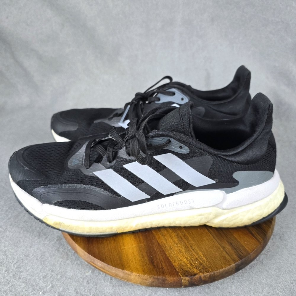 Adidas Solar Boost Black/White Athletic Running Shoes Womens Size 8.5 Workout